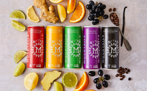 Mocktails Uniquely Crafted Variety 12 Pack Nitro Cans