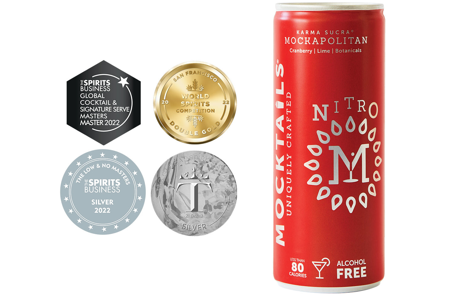 Karma Sucra Mockapolitan Nitro Cans 12 Pack Mocktails Uniquely Crafted